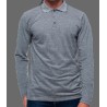 CAMISA POLO PIQUET MESCLA MANGA LONGA