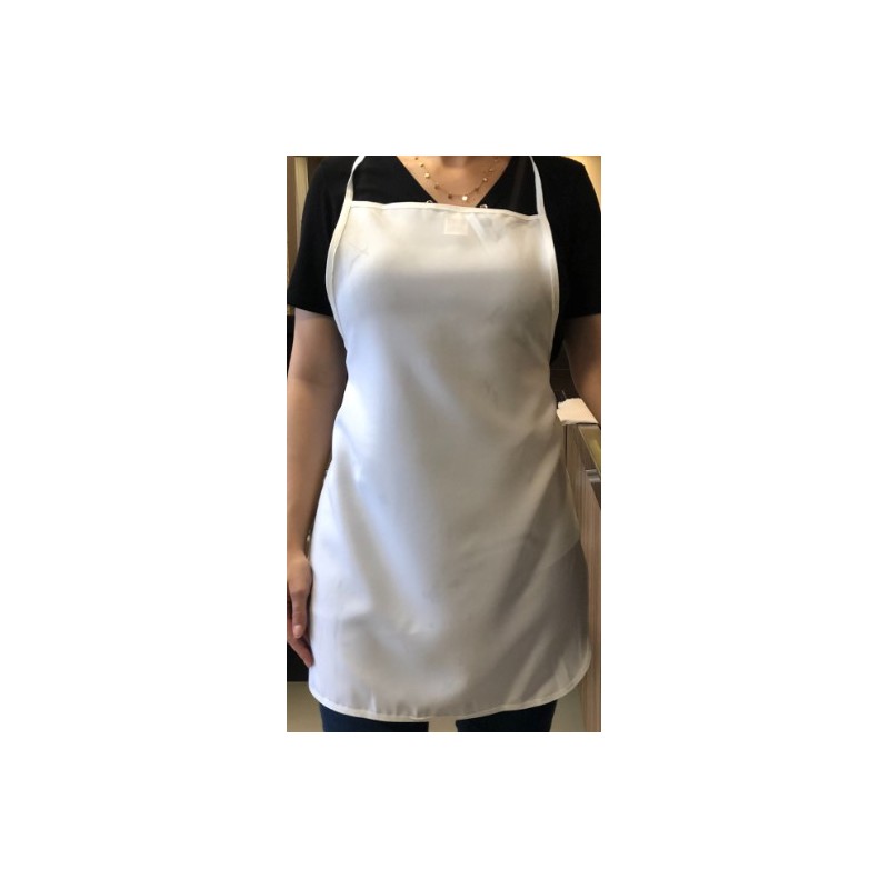 AVENTAL OXFORD BRANCO CURTO